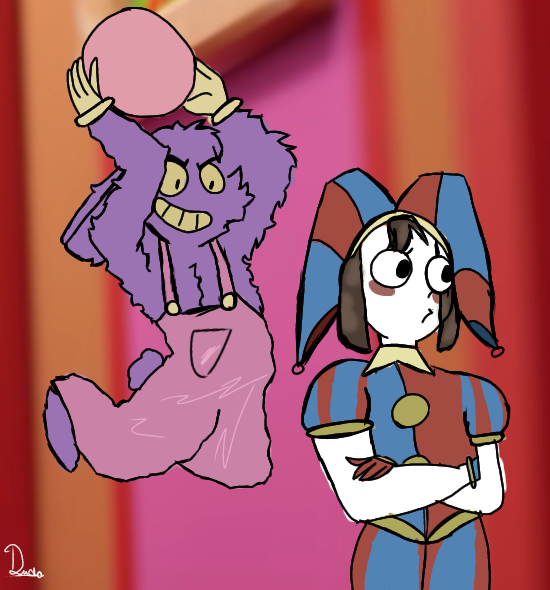 Uma fanart de digital circus!