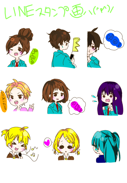 HoneyWorksスタンプ画像