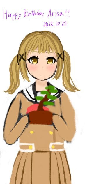 HappyBirthday 市ヶ谷有咲さん