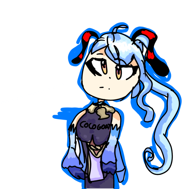 Ganyu the Cocogoat ibisPaint