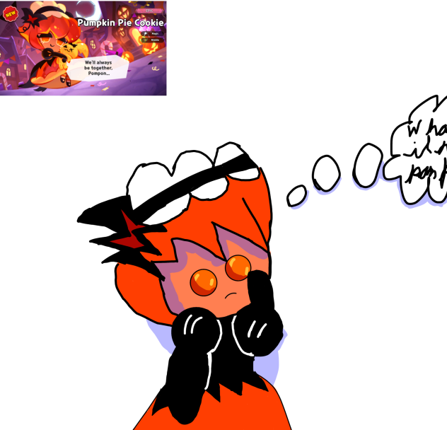 Pumpkinpie cookie fan art