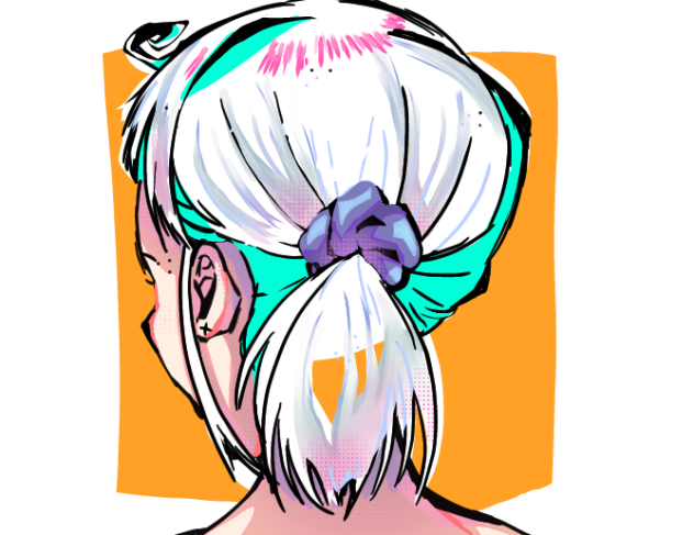 Hair test 🤫🩶 - ibisPaint
