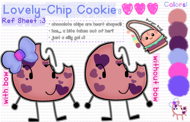 Lovely-Chip Cookie’s OC sheet 🍪