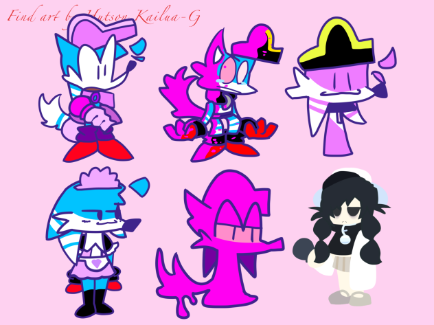 Zoey Pinky Funky all characters