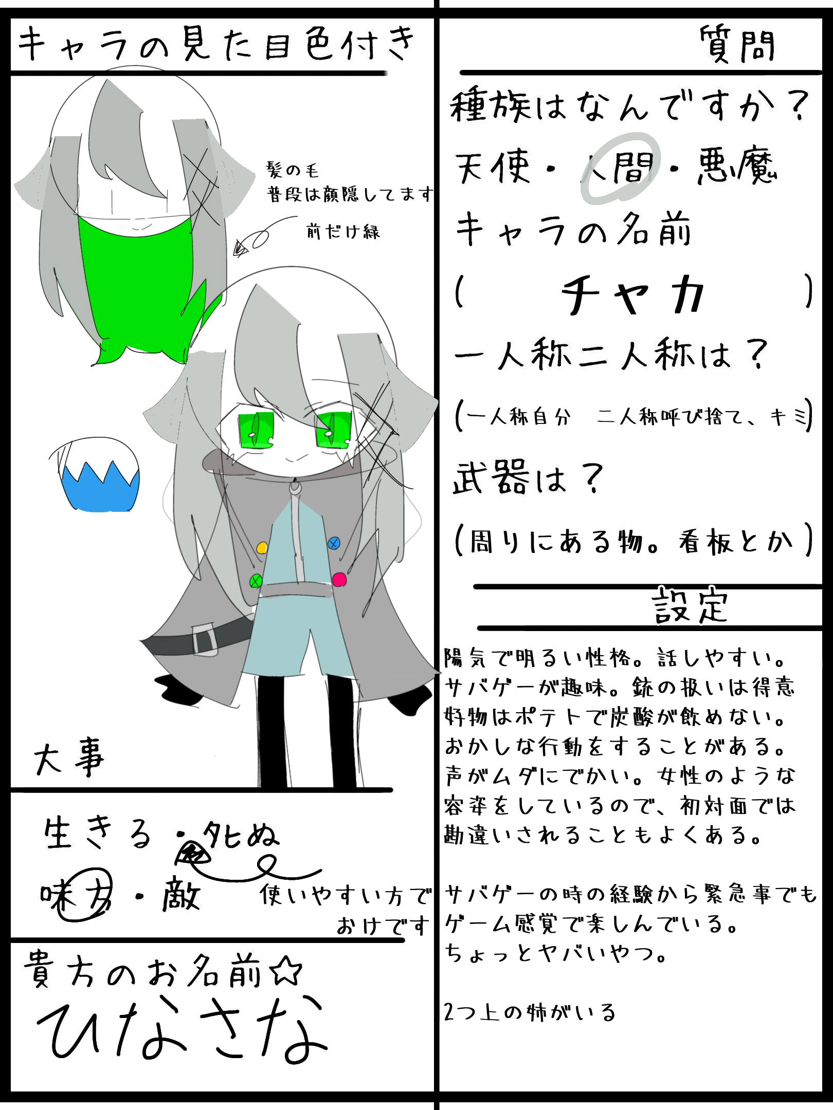 #ゴチャフラ・カオス学園 チャカ - ibisPaint