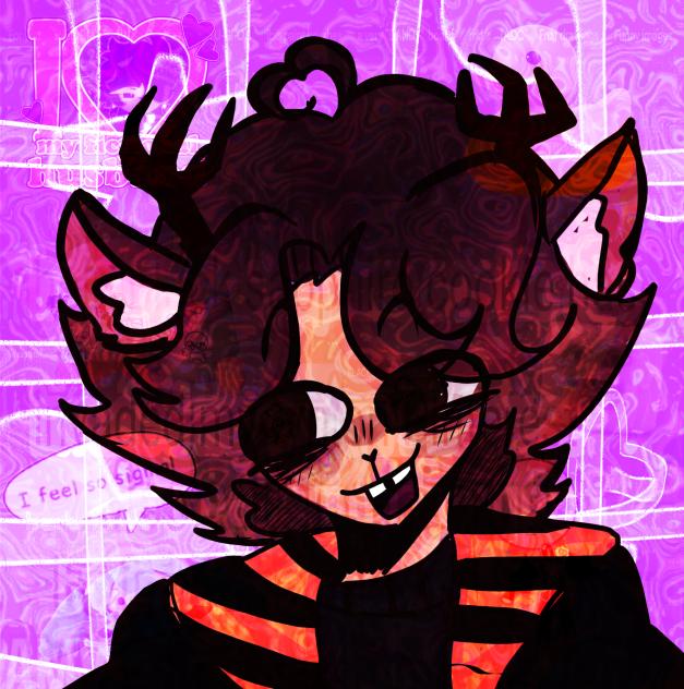 a fusion of my sona and my irl self