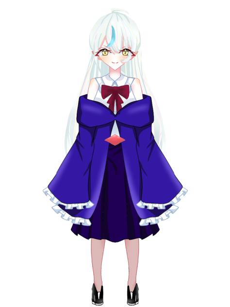 ルミネイア　着せ替え人形　前髪色変更