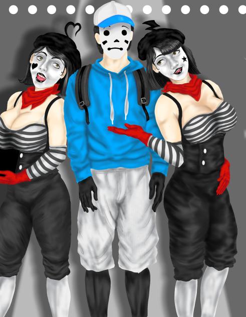 ibis paint X-mime & dash fanart