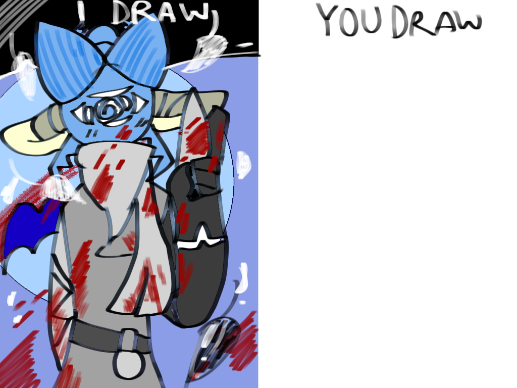 I draw you draw collab - ibisPaint