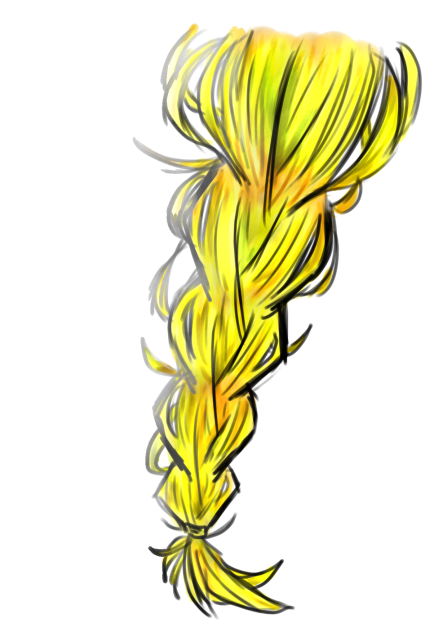 三つ編みの描き方！