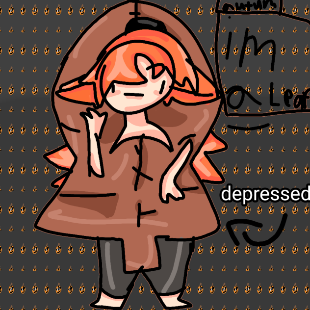 Shes a leaf
