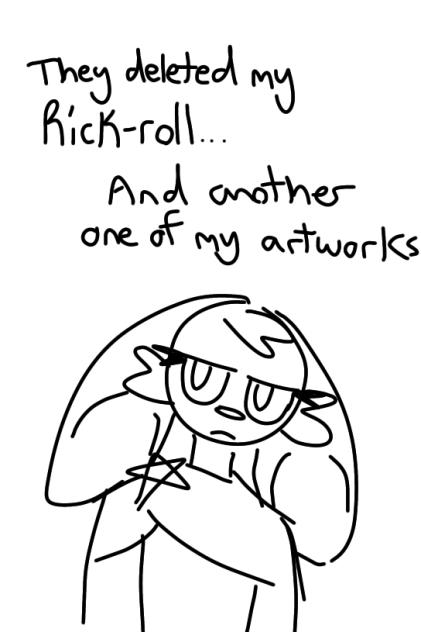 My Rick roll is gone