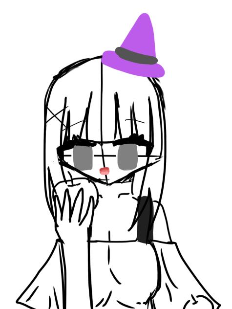 立ち絵のラフ