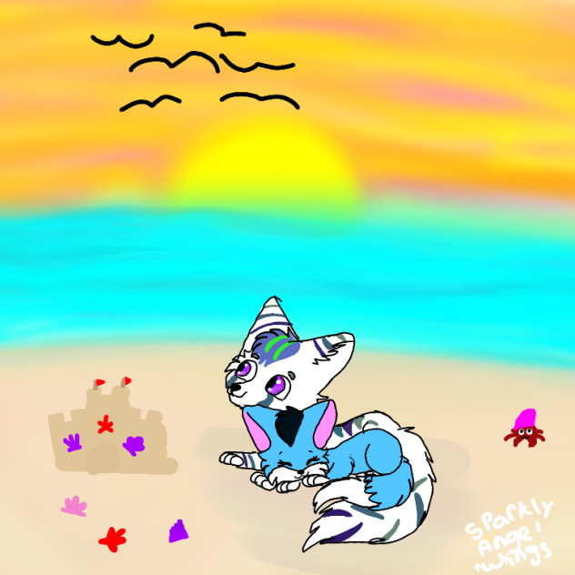 summer sunset - ibisPaint