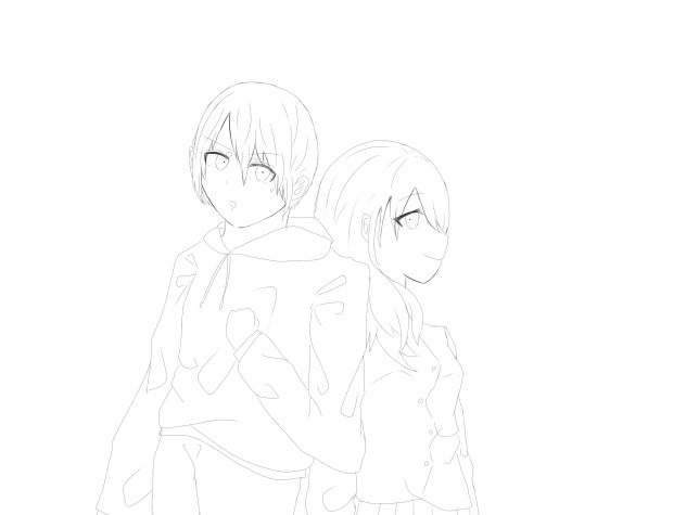ラフ画だぞ