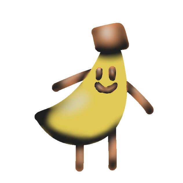 3Dバナナくん