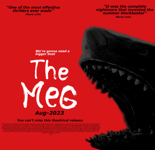 The Meg in the shin Godzilla style
