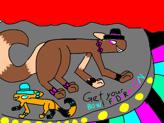 Bow & Fedora Speedpaint OC