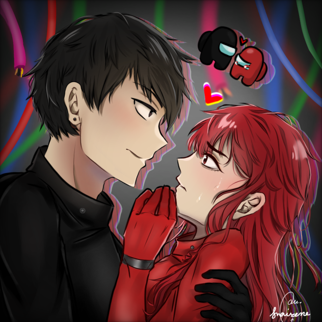 🖤Black x Red♥️