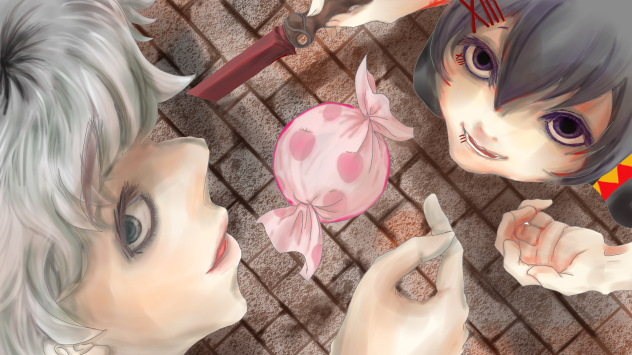 ハイセと什造 記念イラスト