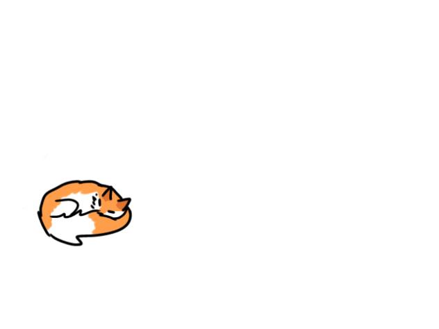 Sleepy fox ^^ (COLOR)