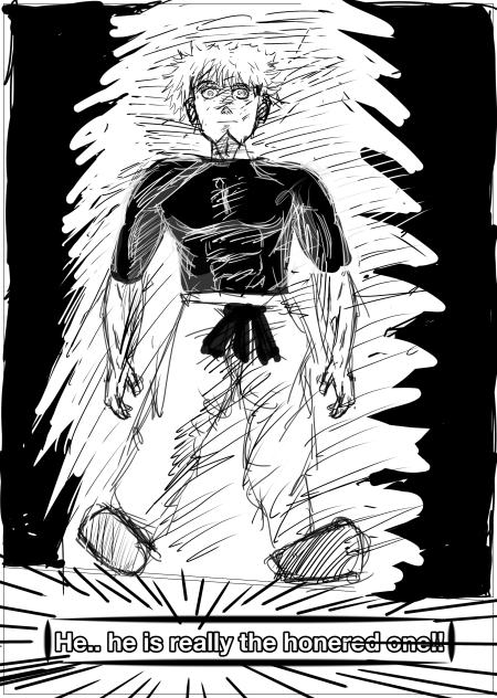 Gojo manga fan art
