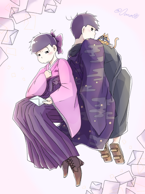 文豪一松、お嬢様一松