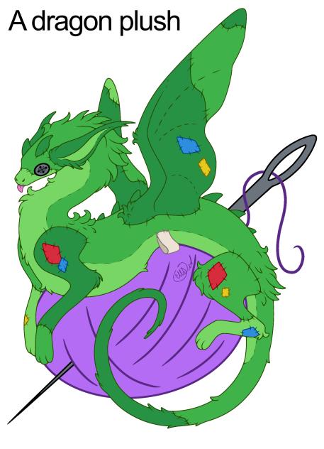 Dragon plush