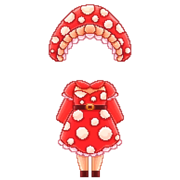 mushroom costume (pixel)