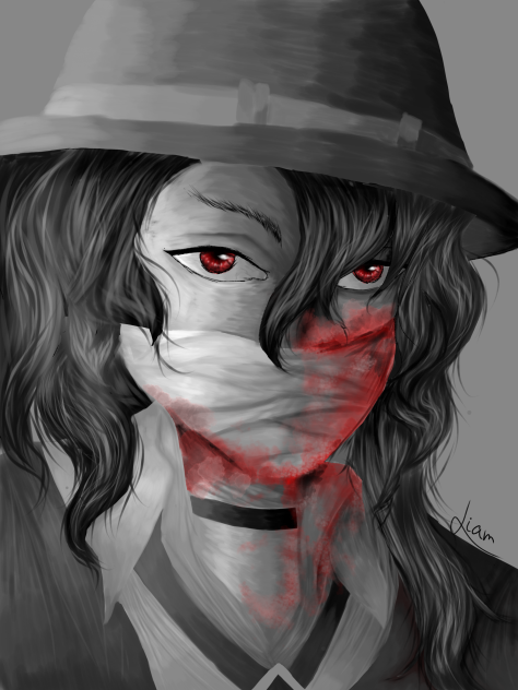 Chuuya Nakahara after a mission O.o