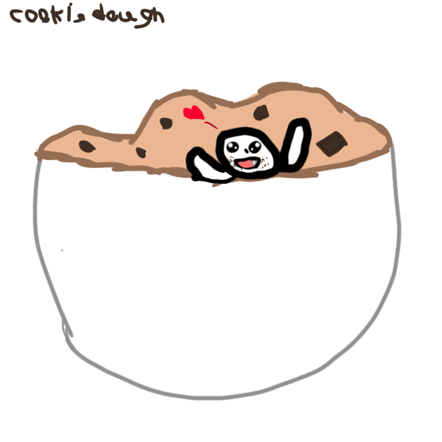 lil bean in cookie dough