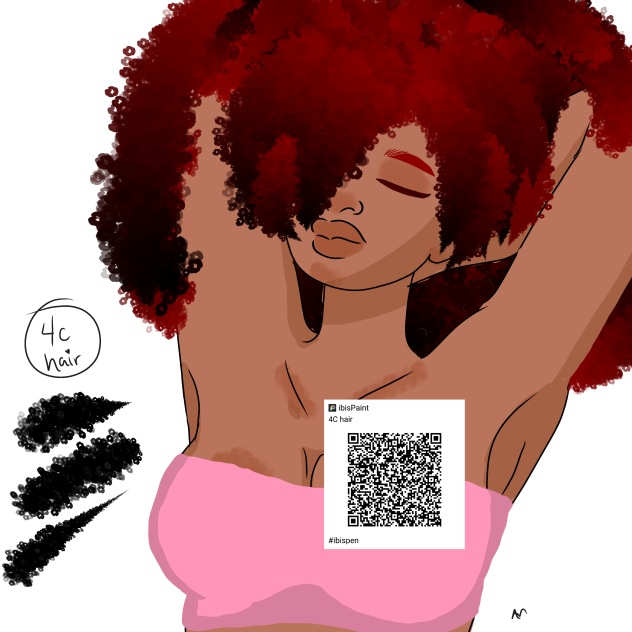 4C Hair ibisPaint