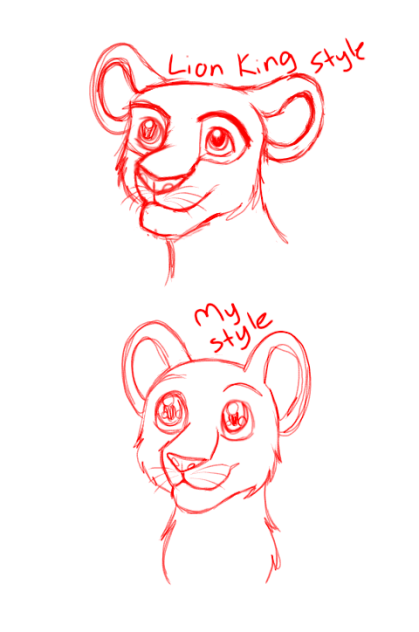 TLK Style vs My Style sketches