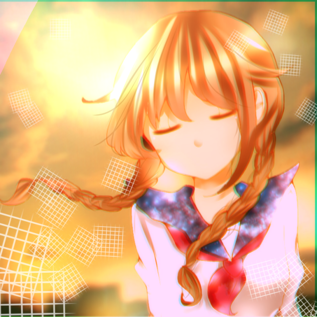 夕日