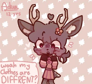 Deerin's New clothes! 🧡 🦌