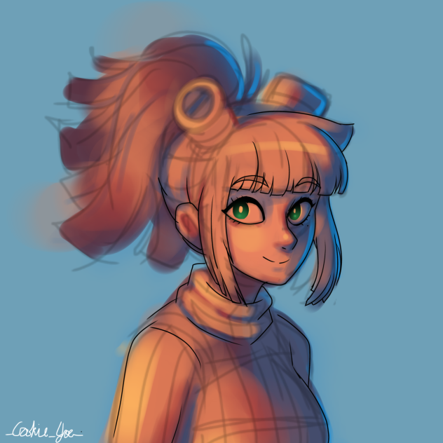 Wendy doodle sunset