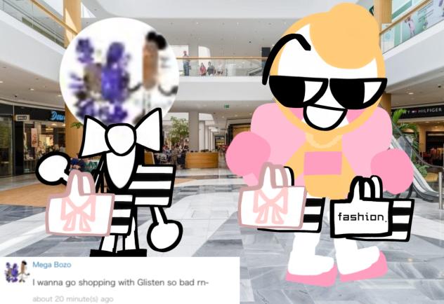 shopping with glisten 😛 - ibisPaint