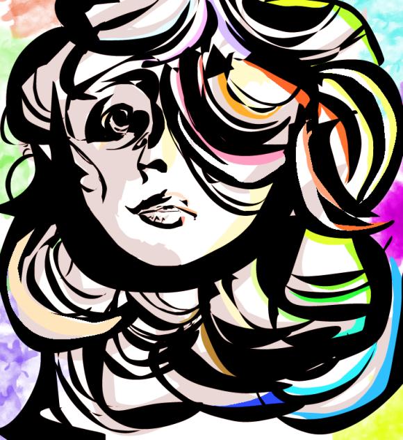 first time trying lasso tool!!^_^