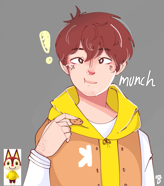 Rudy animal crossing human 2