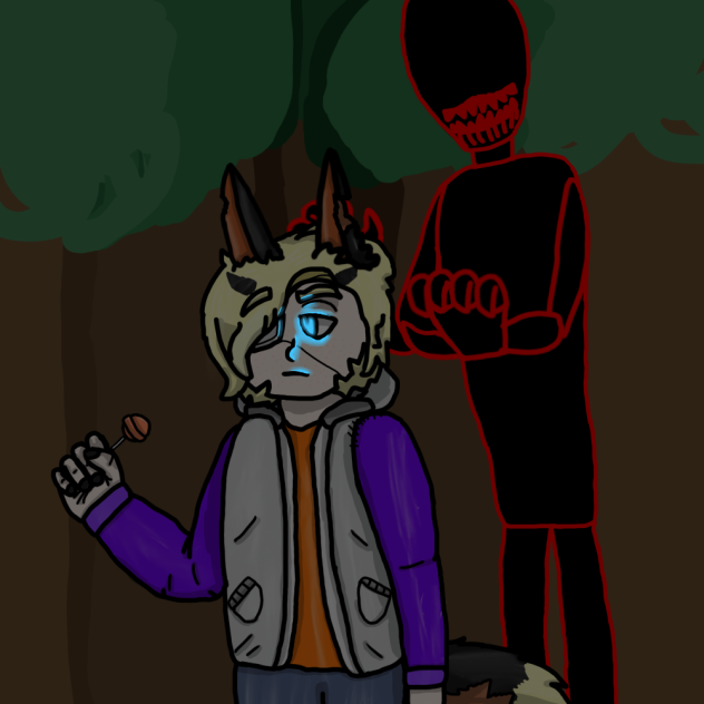 Friends! (Wolf and Dark)
