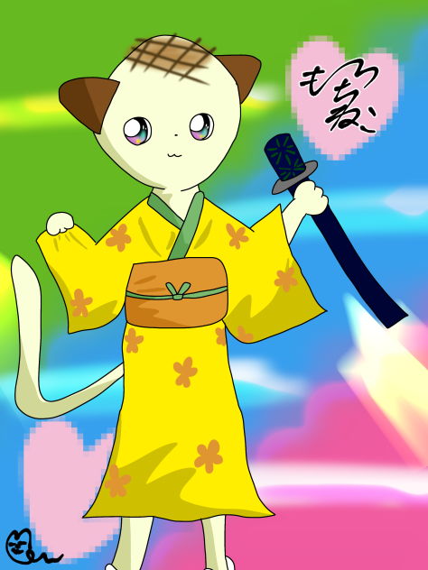 オリキャラ　もちねこ