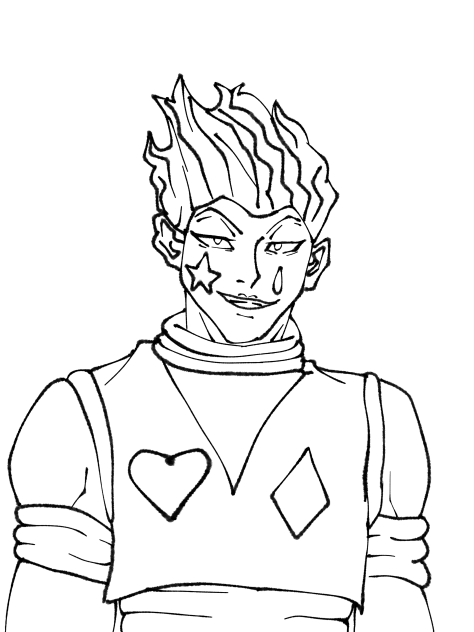 Hisoka Lineart