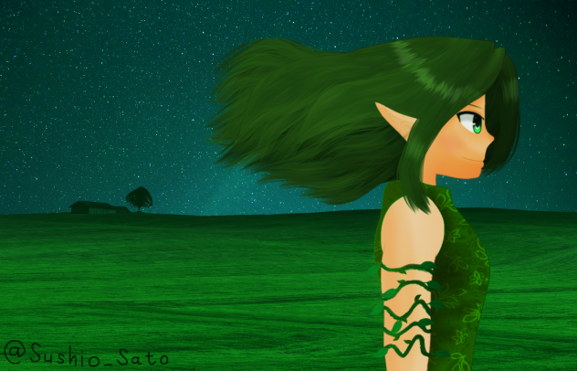 エルフの女の子