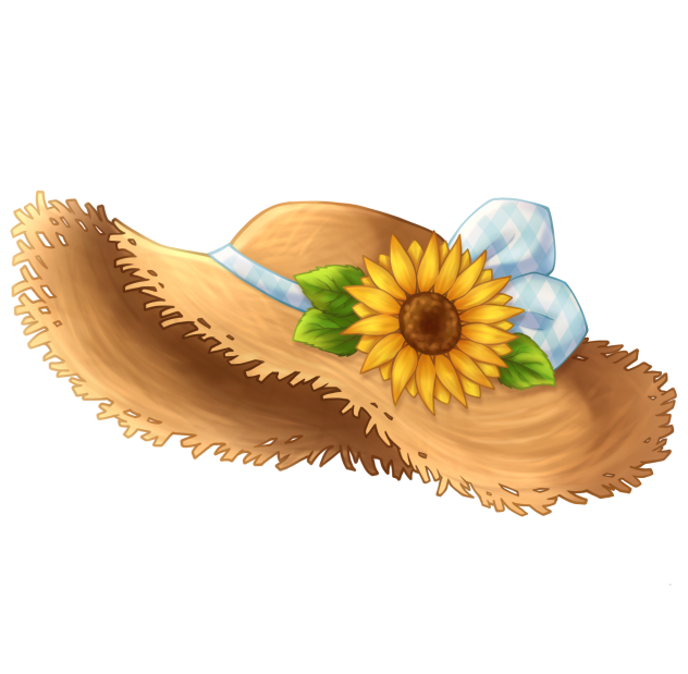 Sunflower Straw Hat
