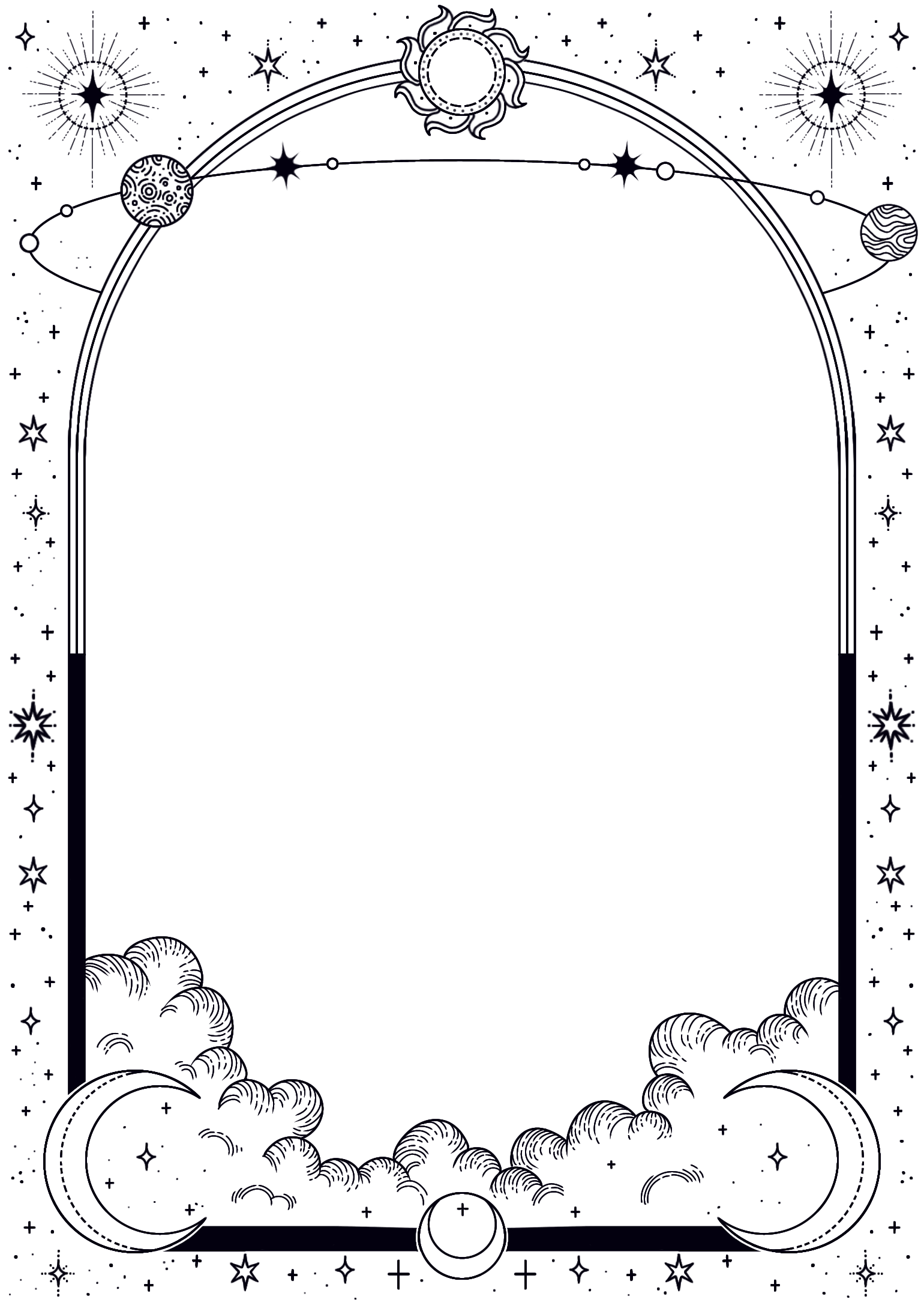 Universe Frame (transparent) ibisPaint