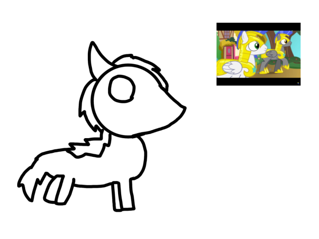 TRYING TO DRAW A PONY - SPEEDPAINT - ibisPaint