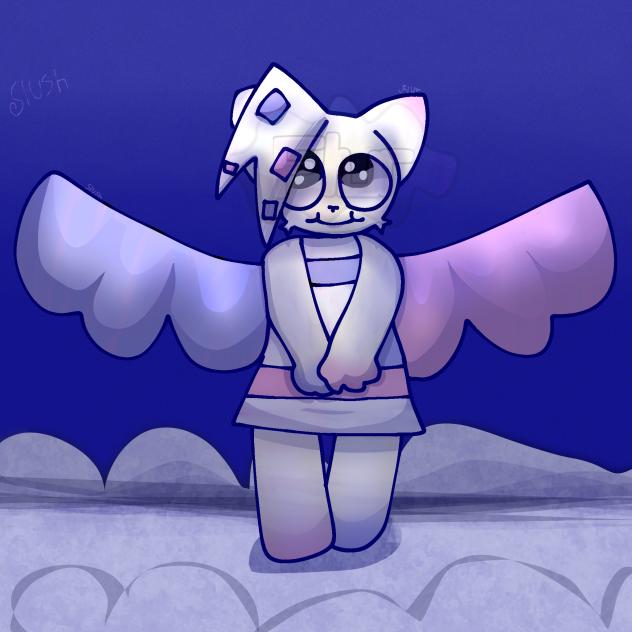 that silly angel meme but HOLY FART