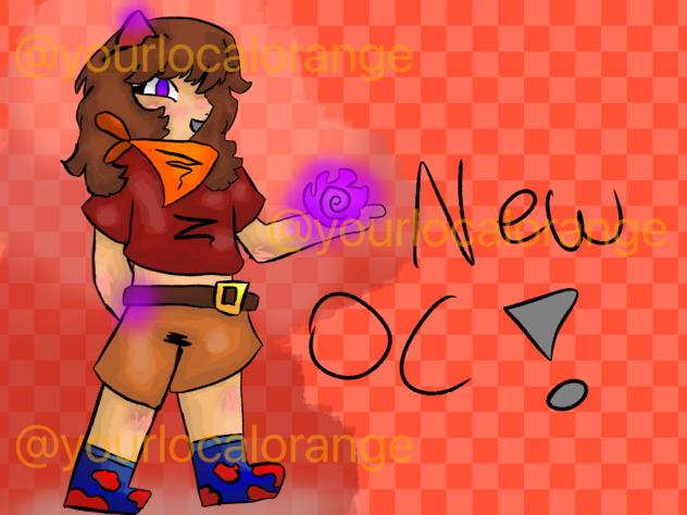 Redrawing my old art to make a new oc!