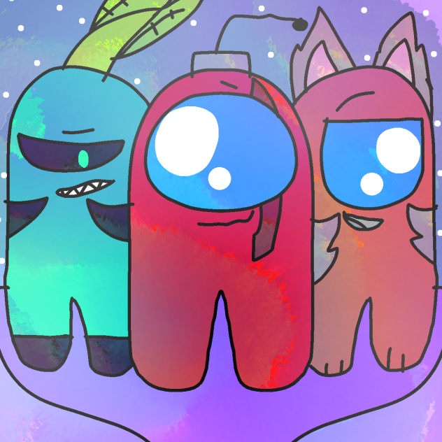 Green, orange, and red