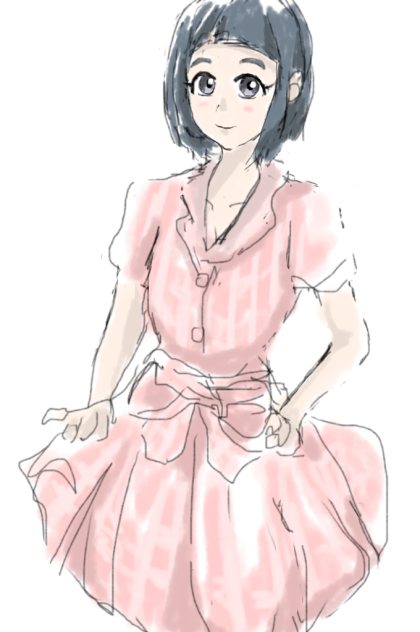 泰葉ちゃんドレス